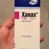 Buy Alprazolam (Xanax) 1mg x 50 tablets Online